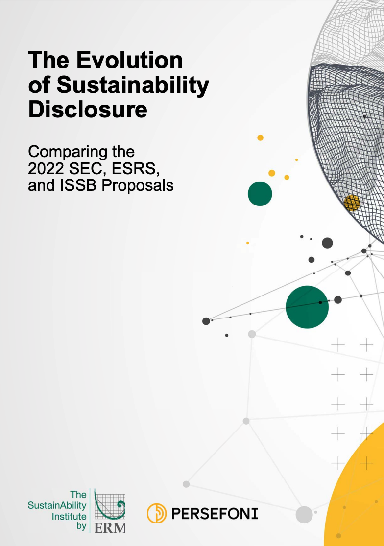 The Evolution of Sustainability Disclosure Comparing the 2022 SEC, ESRS ...